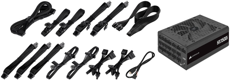 Corsair HX1500i power supply unit 1500 W 24-pin ATX ATX Black