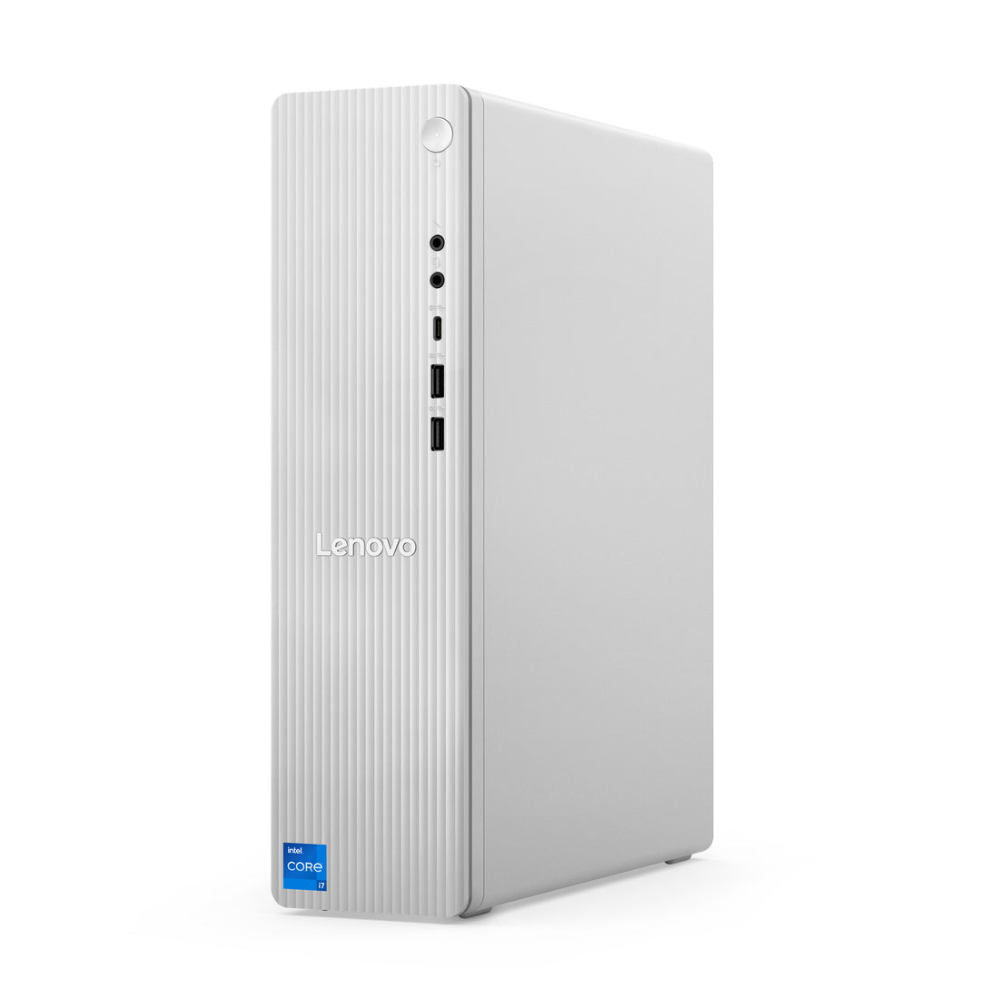 Lenovo Tower Desktop PC - Intel Core i3-14100 8Gb 512Gb SSD Windows 11 - Grey (Grade A1 - Like New)