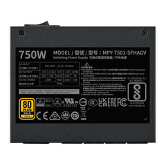 Cooler Master V SFX Gold 750 ATX 3.1 power supply unit 750 W 24-pin ATX Black