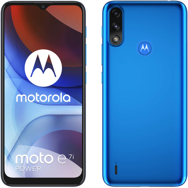 Motorola moto e7i power 16.5 cm (6.5") Dual SIM Android 10 Go edition 4G USB Type-C 2 GB 32 GB 5000 mAh Blue