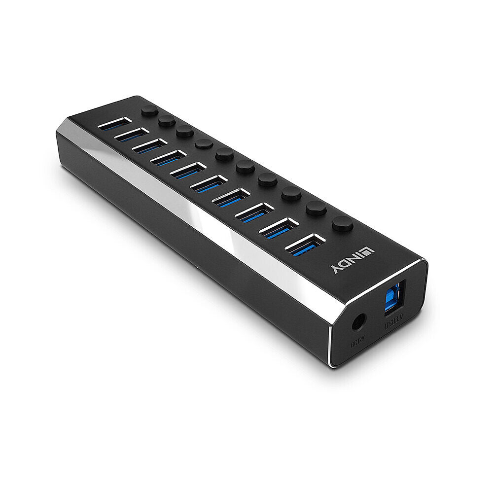 Lindy 10 Port USB 3.0 Hub with On/Off Switches - image 2