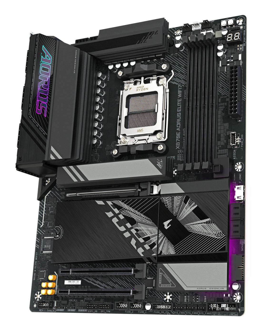 GIGABYTE X870E AORUS ELITE WIFI7 Motherboard - image 4