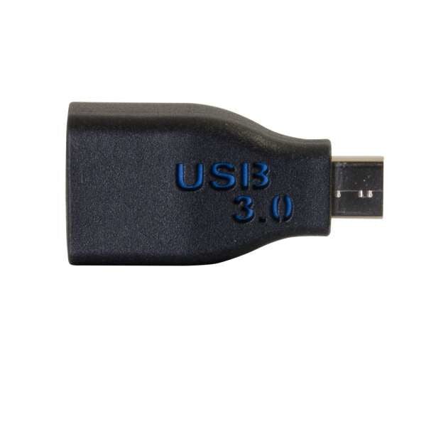 C2G USB 3.1 Gen 1 USB C to USB A Adapter M/F - USB Type C to USB A Black - image 6