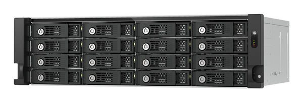 QNAP TL-R1600PES-RP storage drive enclosure HDD/SSD enclosure Black, Grey 2.5/3.5"
