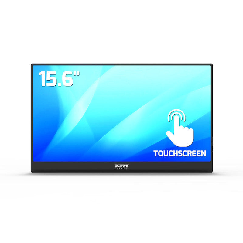 Port Designs 902101T computer monitor 15.6" 1920 x 1080 pixels Full HD LCD Touchscreen Black