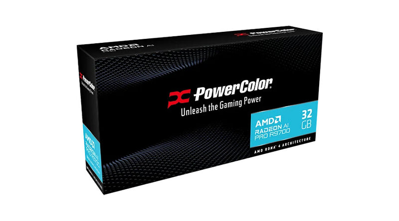 PowerColor Radeon AI PRO R9700 AMD 32 GB GDDR6 | Back to the Office