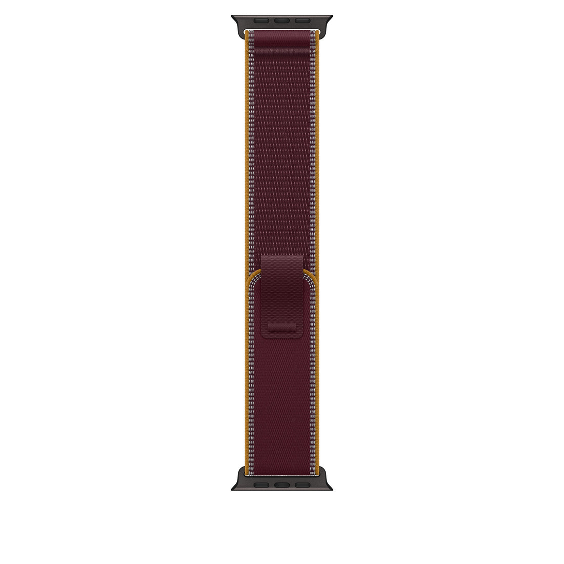 Apple 49mm Burgundy Trail Loop - M/L - Black Titanium Finish
