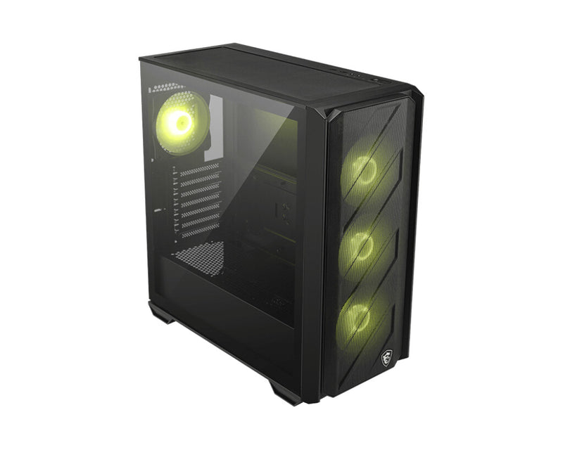 MSI MAG FORGE 330R AIRFLOW computer case Midi Tower Black, Transparent