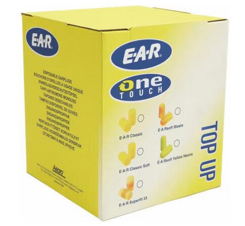 3M E-A-R Classic Earplugs, Top Up Bag, PD-01-009 Reusable ear plug Yellow 2000 - image 2
