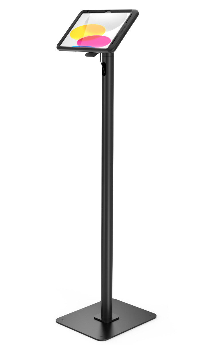 Compulocks iPad 10th-11th (A16) Gen, Mount with Cable-free Charging Swift Floor Stand - Black