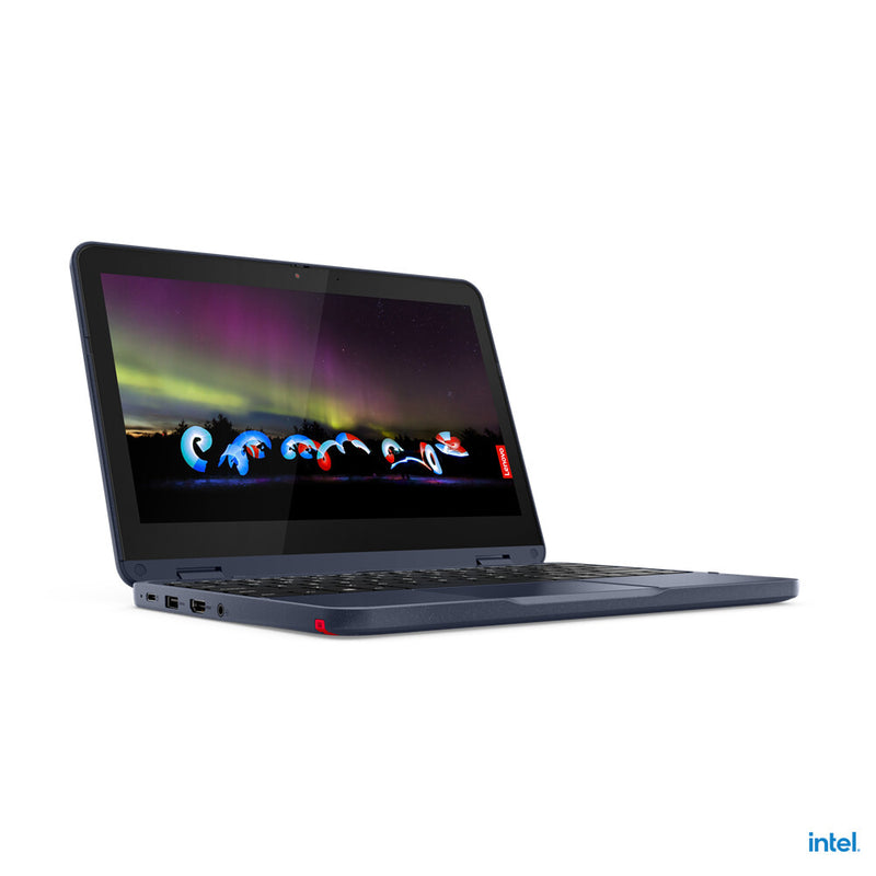 Lenovo 500w Gen 3 (Intel) Intel® Celeron® N5100 Hybrid (2-in-1) 29.5 cm (11.6") Touchscreen HD 4 GB LPDDR4x-SDRAM 128 GB SSD Wi-Fi 6 (802.11ax) Windows 11 Pro English Blue