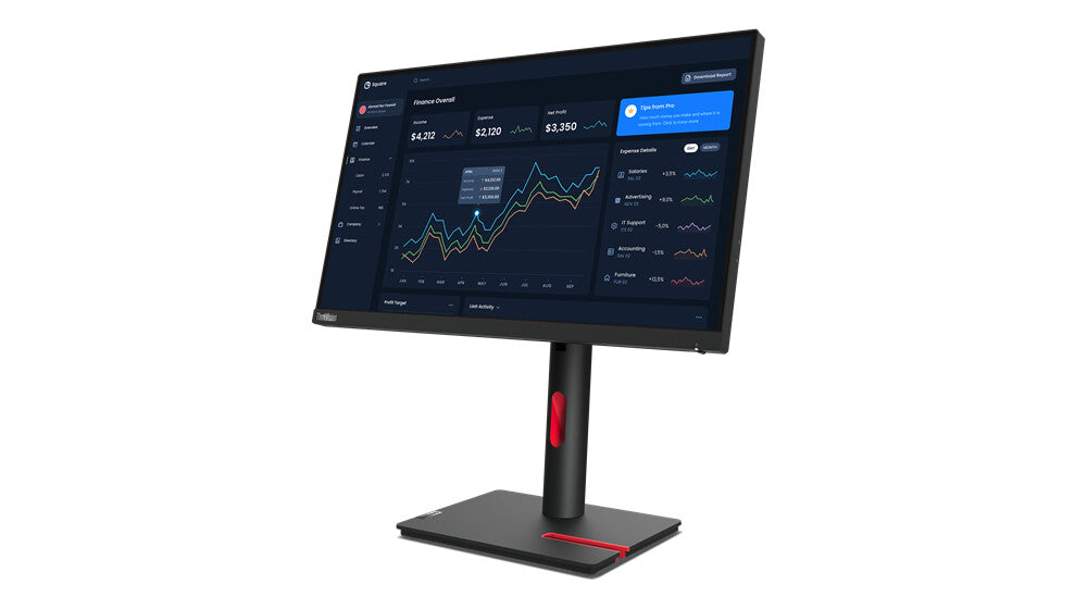 Lenovo ThinkVision T22i-30 computer monitor 21.5" 1920 x 1080 pixels Full HD LED Black - image 2