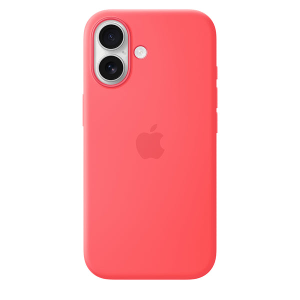 Apple iPhone 17 Silicone Case with MagSafe – Bright Guava
