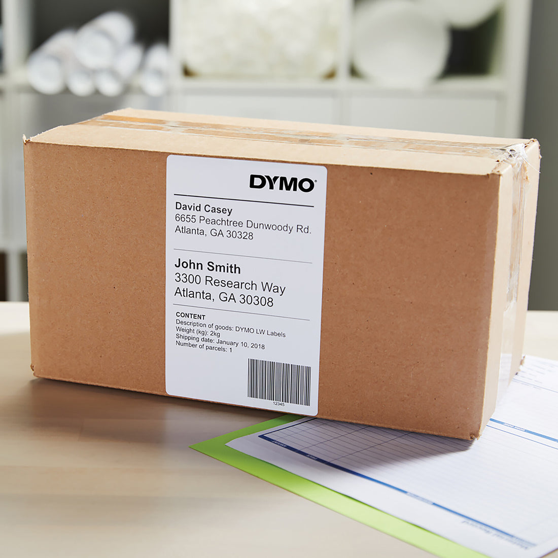 DYMO Authentic LabelWriter Extra Large Shipping Labels | 104 mm x 159 mm | Self Adhesive | Roll of 220 - image 2