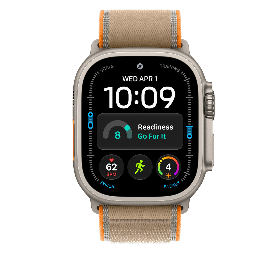Apple 49mm Sand Trail Loop - M/L - Natural Titanium Finish - image 3