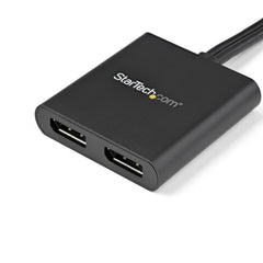 StarTech.com 2-Port Multi Monitor Adapter - Mini DisplayPort to 2x DisplayPort MST Hub - Dual 4K 30Hz - Video Splitter for Extended Desktop Mode on Windows PCs Only - mDP 1.2 to 2x DP