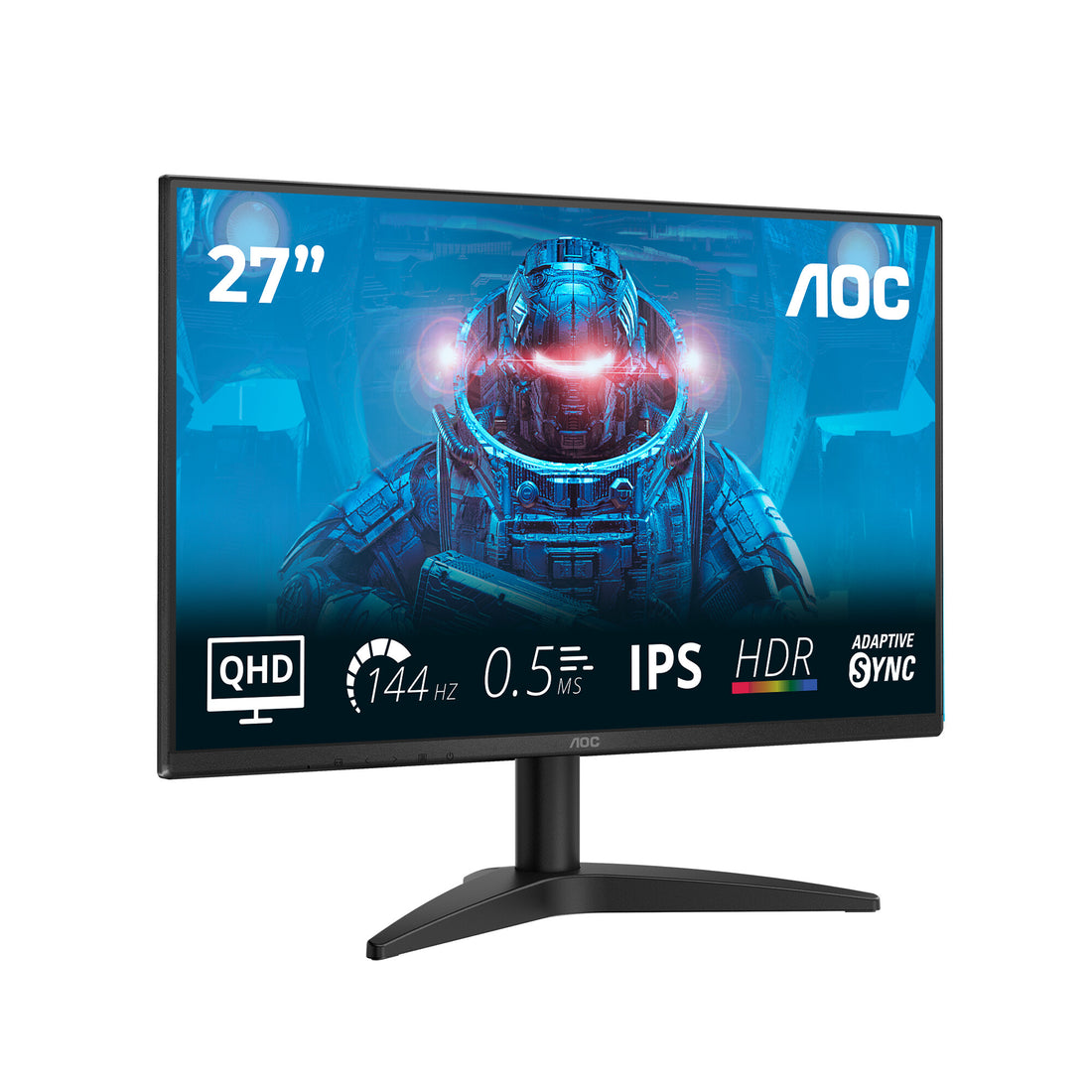 AOC B3 Q27B36X computer monitor 27" 2560 x 1440 pixels Quad HD LED Black - image 2