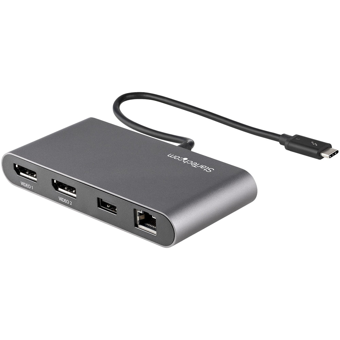 StarTech.com Dual-Monitor Thunderbolt Mini Dock, 4K 60Hz DisplayPort, Driverless Hub for Windows & Mac - image 2