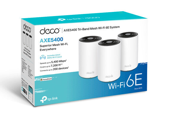 TP-Link AXE5400 Tri-Band Mesh Wi-Fi 6E System, 3-Pack - image 3