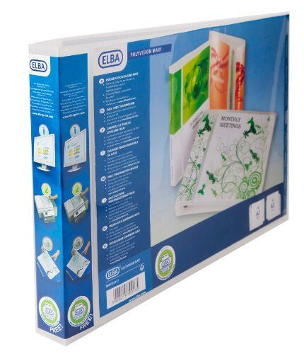 Elba 100080803 ring binder A3 Transparent