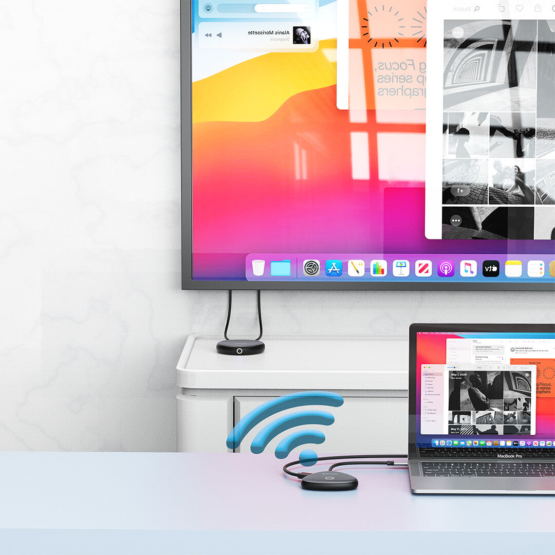 Verbatim Share My Screen USB-C Wireless Display Adapter 4K with Hub WDA-02 - image 3