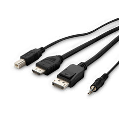 Belkin F1DN2CC-DHPP-10 KVM cable Black 3 m