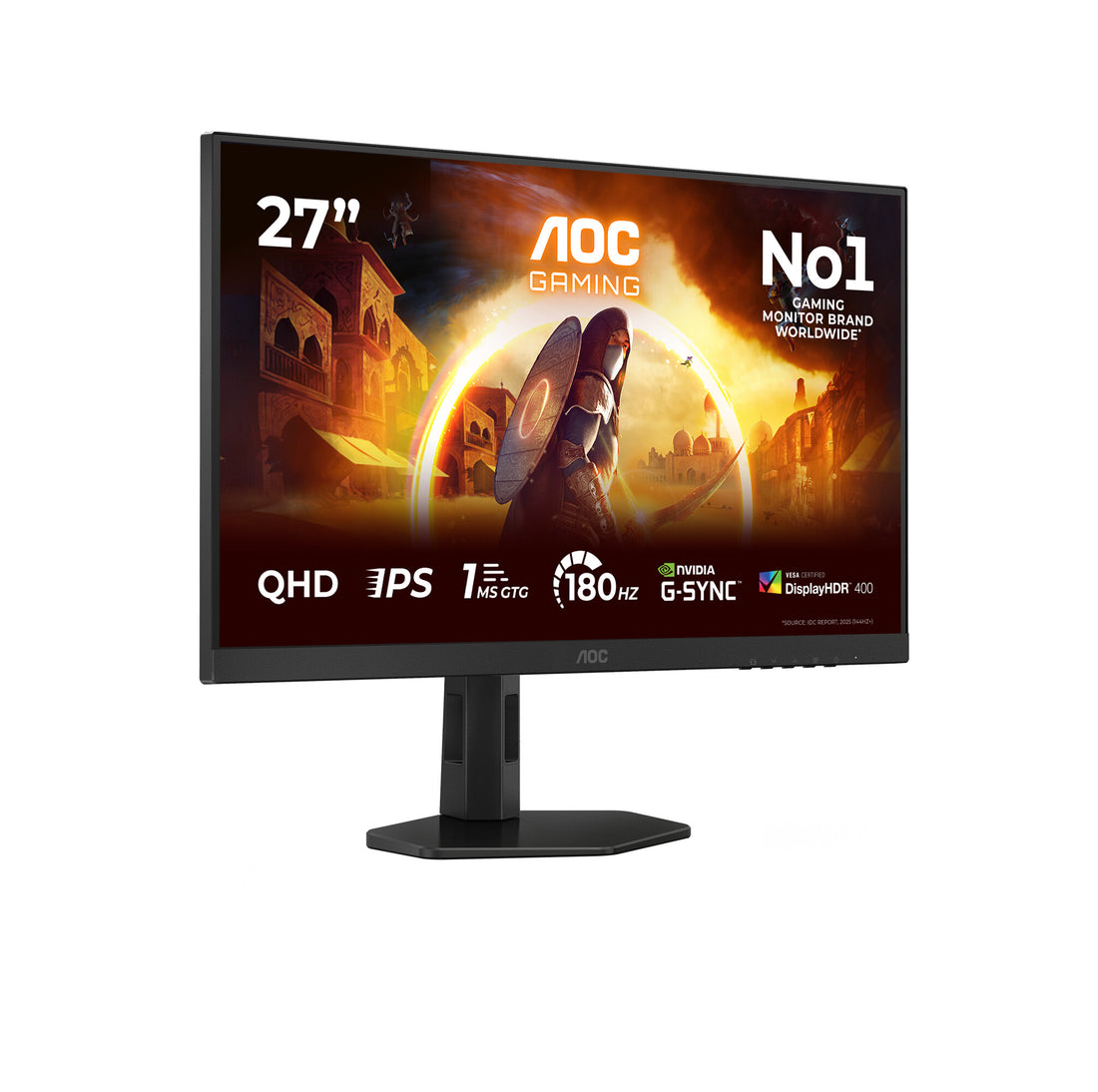 AOC Q27G4X computer monitor 27" 2560 x 1440 pixels Quad HD LCD Black, Red - image 2