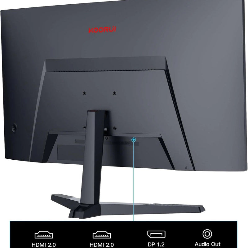 Koorui 24" FHD 180Hz Curved Gaming Monitor (24E6CA)