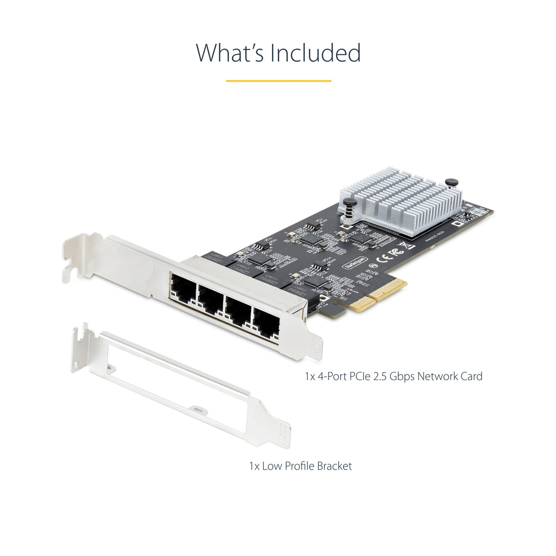 StarTech.com 4-Port 2.5Gbps NBASE-T PCIe Network Card, Intel I225-V, Quad-Port Computer Network Card - image 11