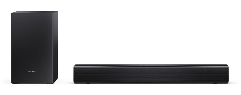 Sharp HT-SBW121K soundbar speaker Black 2.1 channels