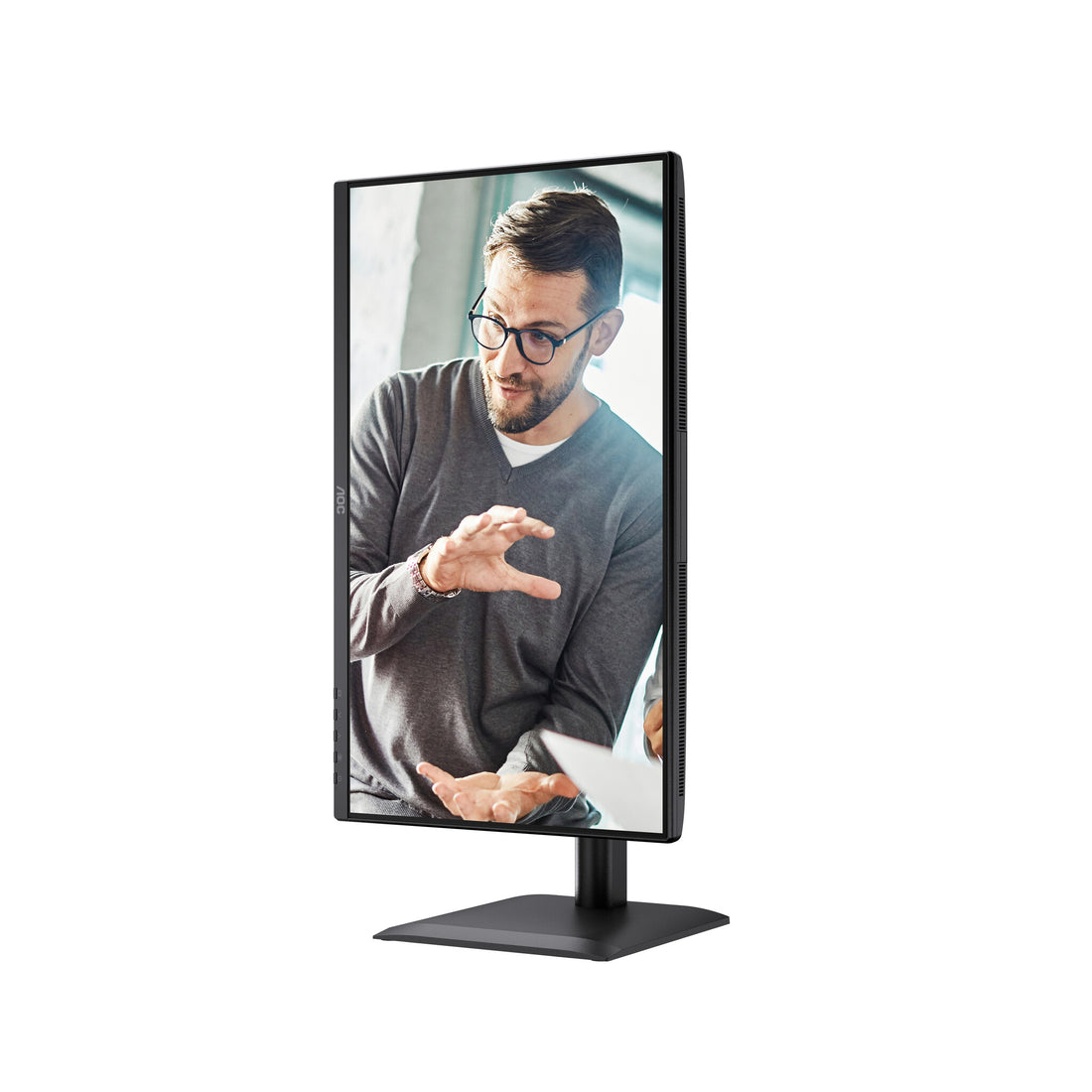 AOC 24E4CV IPS 23.8" computer monitor 60.5 cm (23.8") 1920 x 1080 pixels Black