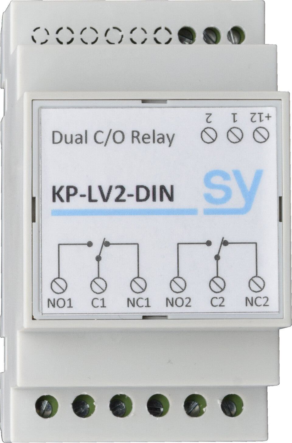 SY Electronics SY-KP-LV2-DIN electrical relay Grey