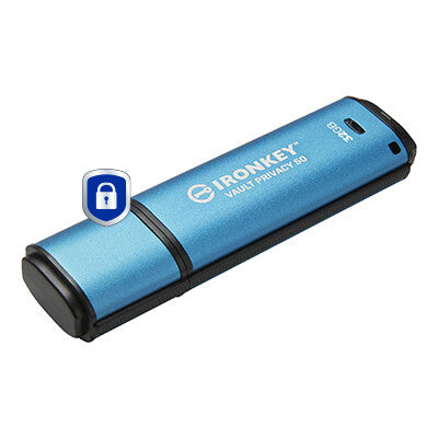 Kingston Technology IronKey 32GB Vault Privacy 50 AES-256 Encrypted, FIPS 197 - image 5