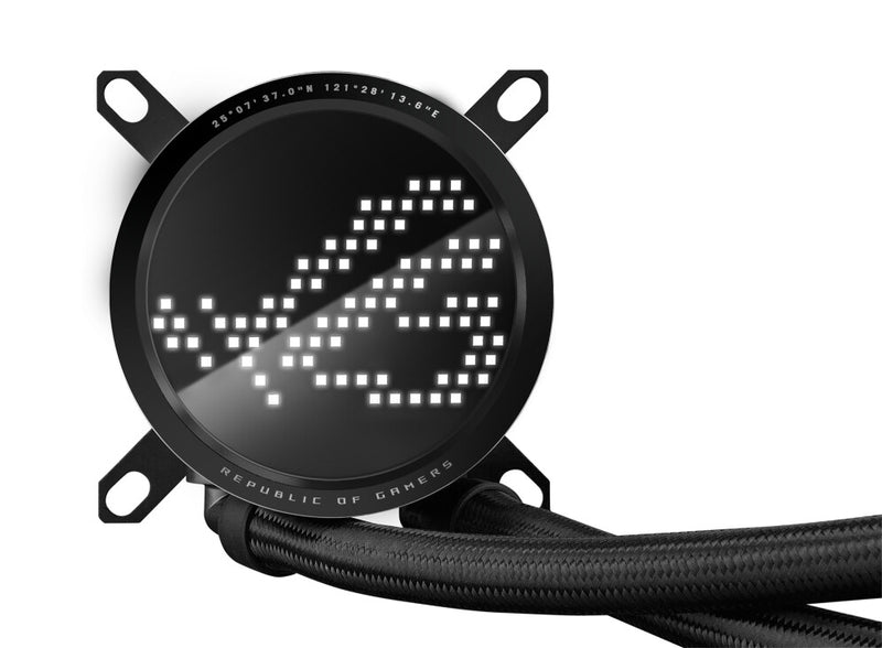 ASUS ROG Ryuo III 240 ARGB Processor Liquid cooling kit 12 cm Black