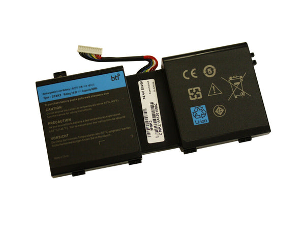 BTI 0KJ2PX compatible 86Wh 8-cell battery for ALIENWARE 17 R1 ALIENWARE M17X-R5 ALIENWARE M18X R3