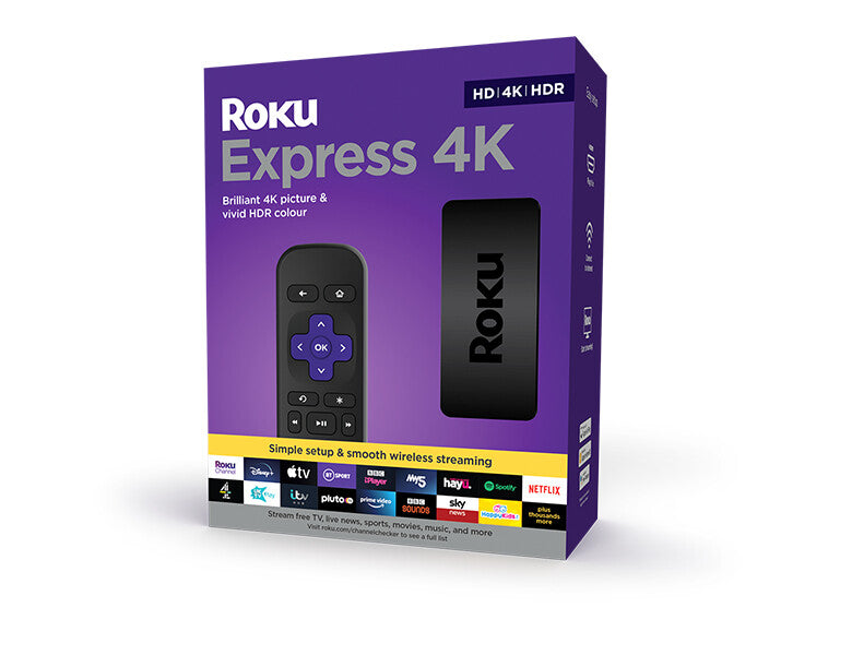 Roku Express 4K HDMI 4K Ultra HD Black