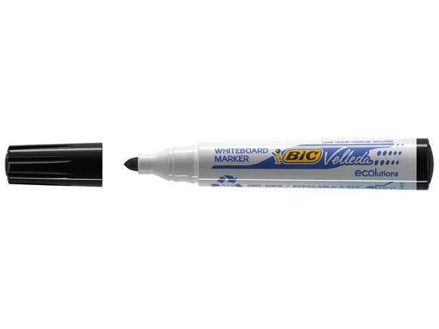 BIC Whiteboard Velleda ECOlutions 1701 marker 12 Black