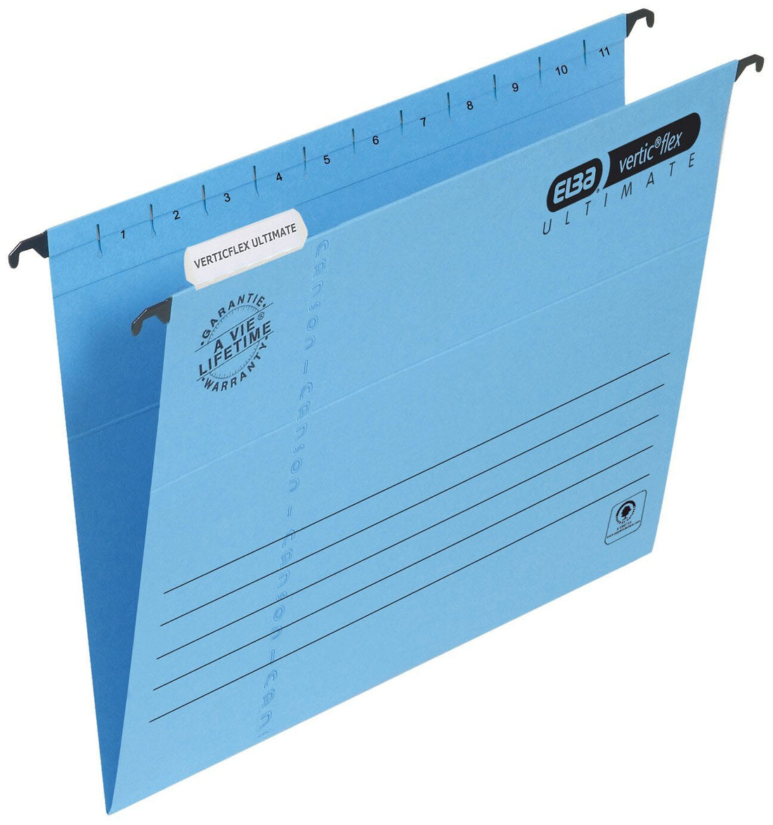 Elba 100331168 hanging folder Folio Blue 25