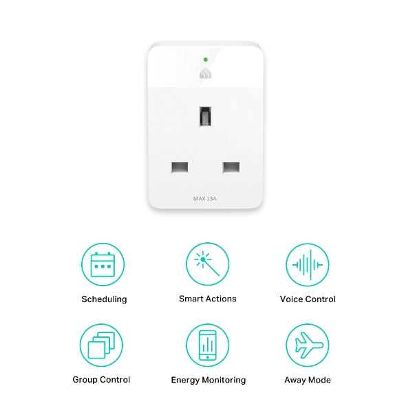 TP-LINK (KP115) Kasa Smart Wi-Fi Plug Slim with Energy Monitoring