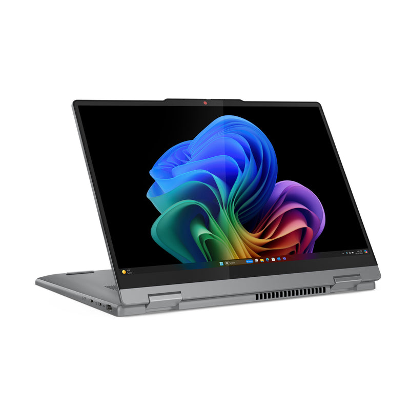 Lenovo IdeaPad 5 2-in-1 14Q8X9 Copilot+ PC Qualcomm Snapdragon X1-26-100 Hybrid (2-in-1) 35.6 cm (14") Touchscreen WUXGA 16 GB LPDDR5x-SDRAM 1 TB SSD Wi-Fi 7 (802.11be) Windows 11 Home English Grey