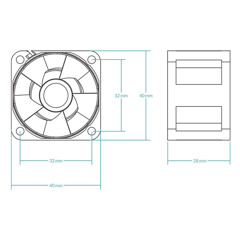 ARCTIC S4028-6K - 40 mm Server Fan