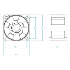 ARCTIC S4028-6K - 40 mm Server Fan