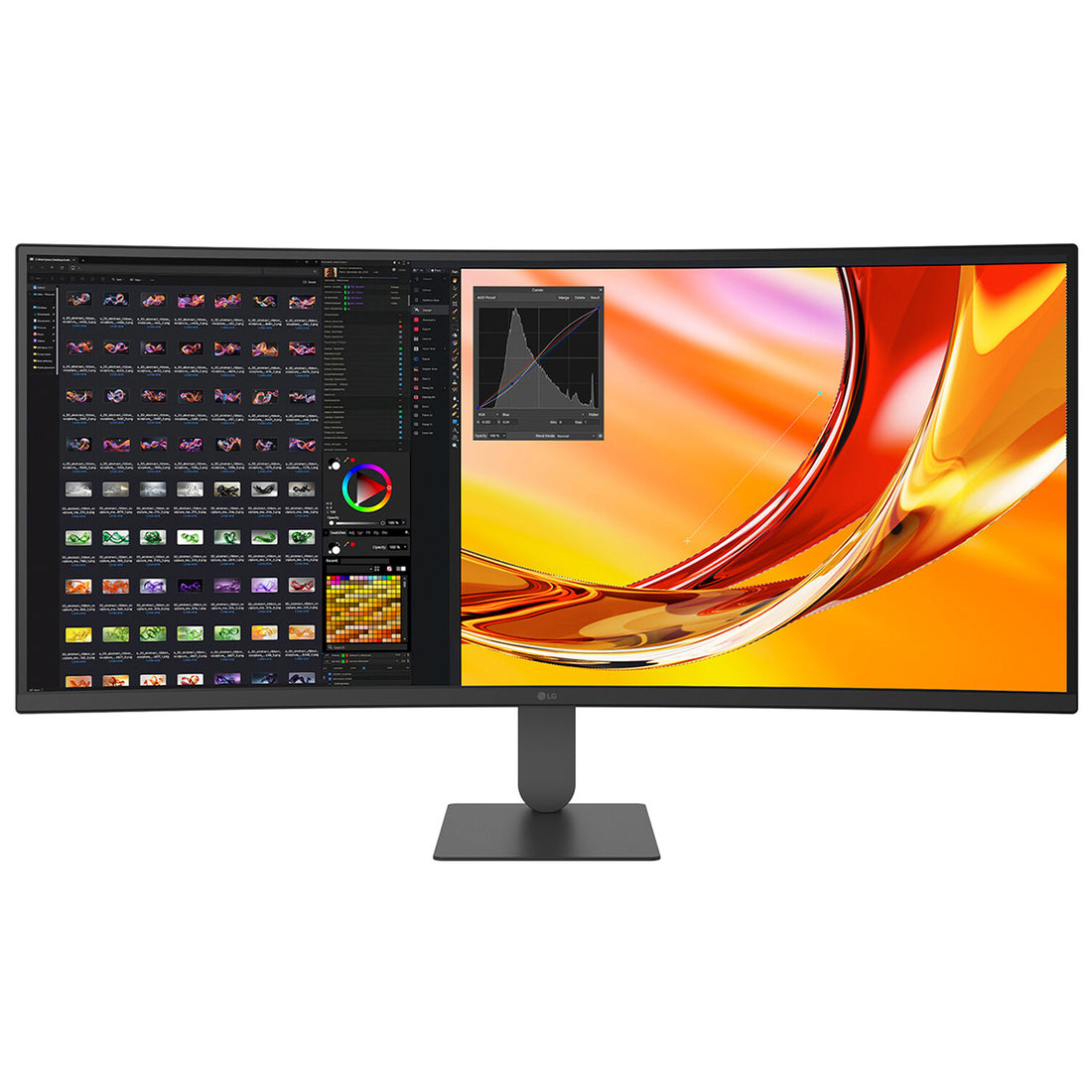 LG UltraWide U6 34U640B-B.AEK, 34-inch WQHD Curved (1800R) 144Hz Monitor, HDR10 and 99% sRGB, AMD FreeSync - image 9