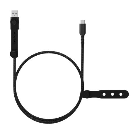 Fairphone ACCABL-5CC-WW1 USB cable 1 m USB C Black