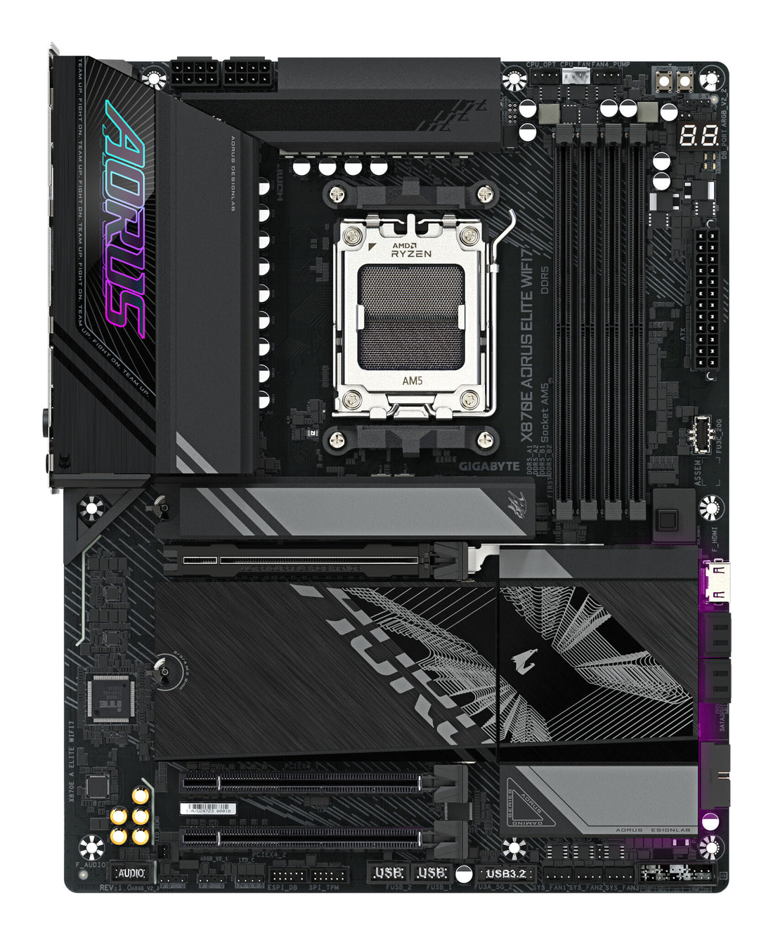 GIGABYTE X870E AORUS ELITE WIFI7 Motherboard - image 2
