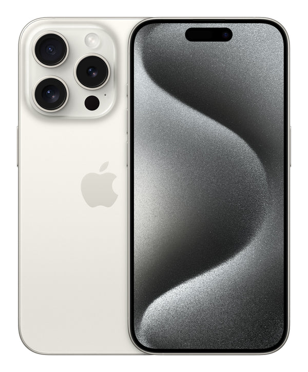 Apple iPhone 15 Pro 15.5 cm (6.1") Dual SIM iOS 17 5G USB Type-C 128 GB Titanium, White