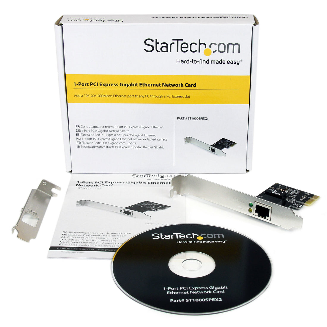 StarTech.com 1 Port PCI Express PCIe Gigabit Network Server Adapter NIC Card - Dual Profile - image 5