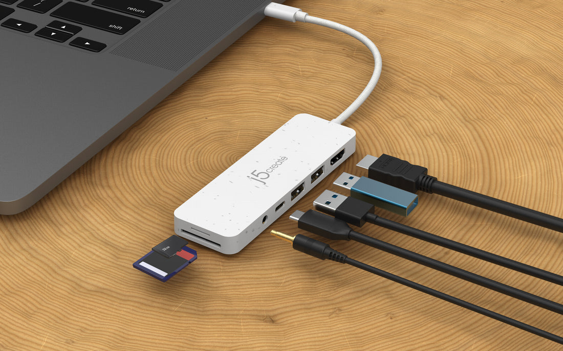 j5create JCD373EW - USB-C Multi-Port Hub with Power Delivery - image 4