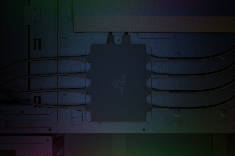 Razer PWM PC Fan Controller Computer case Cooling fan LED controller Black 1 pc(s)