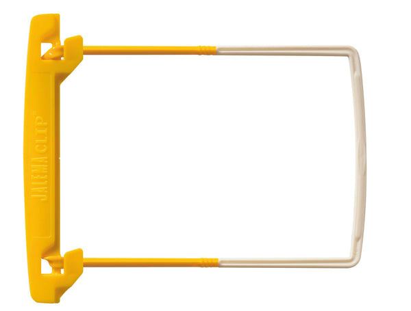 Jalema Clip, cover yellow, tube yellow, extension piece white, box 100 items